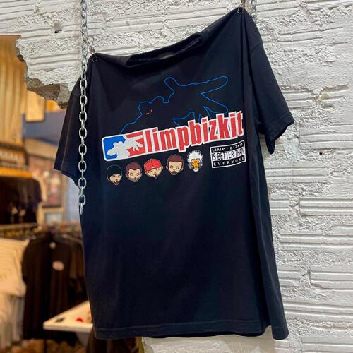 LimpBizkit乐队复古高街纯棉T恤