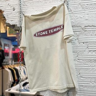 Stone Temple Pilots石庙向导摇滚乐队vintage高街古着感短袖T恤