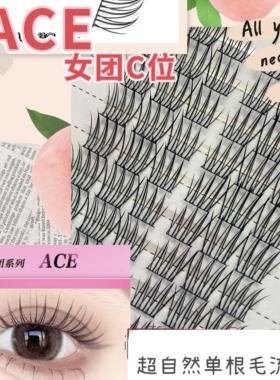 【韩系女团系列】爱豆风格假睫毛全能ACE猫爪女团C位单簇眼睫毛