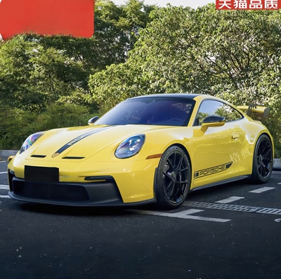 适用于保时捷992车贴拉花911CarreraS卡雷拉改装车身机盖侧裙贴纸