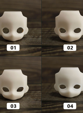 gsc脸壳开眼ob11开眼脸空白脸 12分bjd头替换脸粘土人DIY脸现货