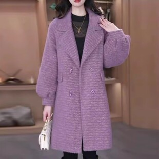 九江平湖内胆羽绒服女士冬季2025新款今年流行爆款妈毛呢外套