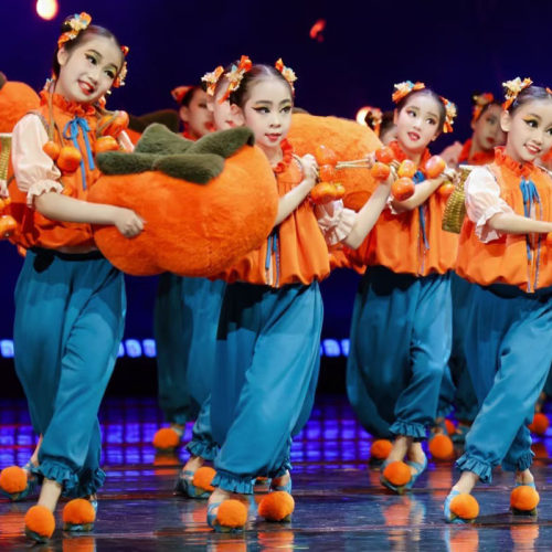 原版柿柿如意服装道具幼儿园舞蹈