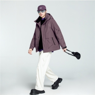 2025新款情侣脱卸和面派克羽绒服旧翻新改造定做改非九半成品外壳