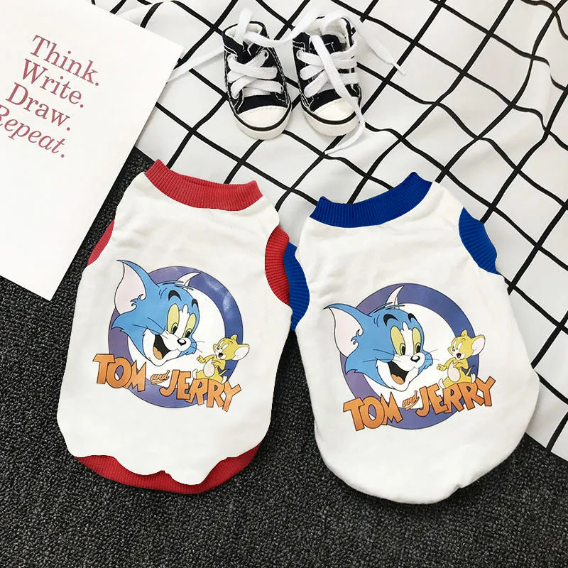 猫咪衣服春夏季薄款小奶猫茶杯犬泰迪衣服比熊小狗背心春夏装