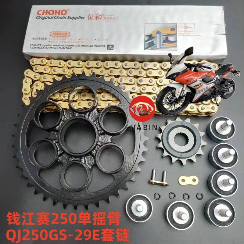 钱江赛250单摇臂QJ250GS-29E套链