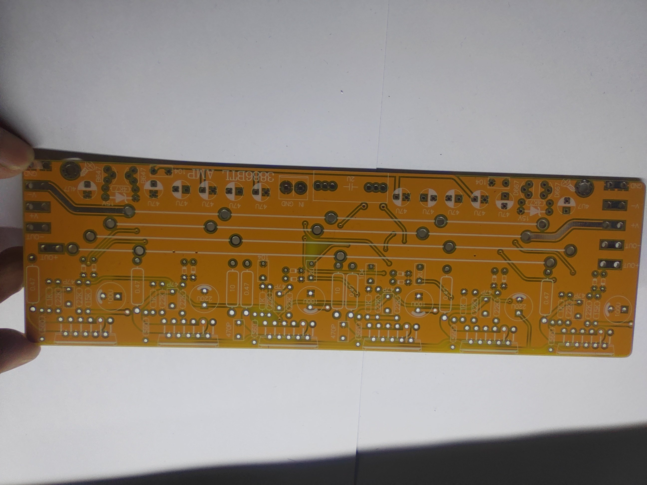 LM3886 功放板/乐林3886功放/BTL功放板 PCB