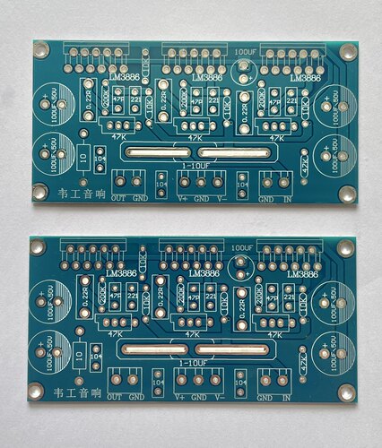 3886并联功放板电路pcb空板