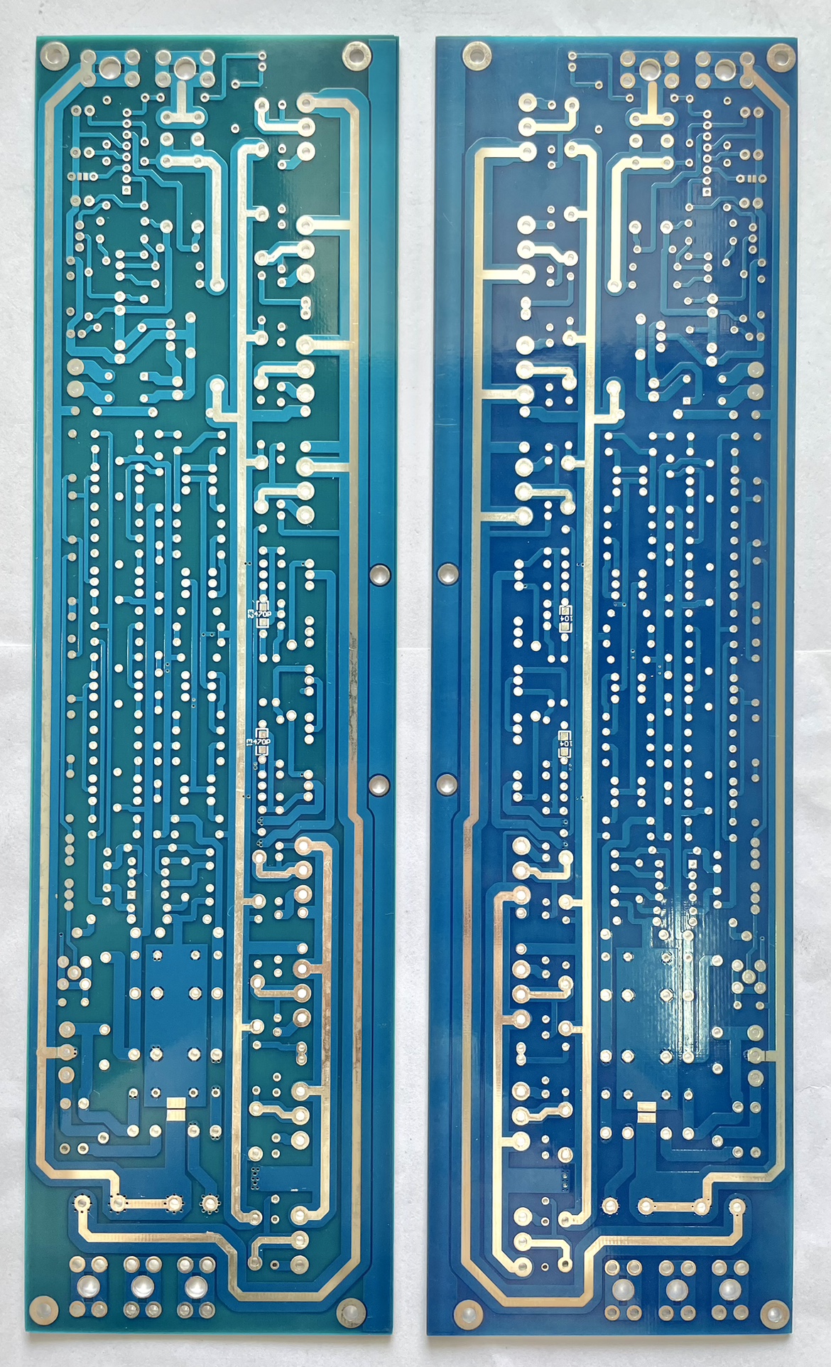 金嗓子E550场效应管甲类功放板E405纯后级 PCB空板一对价