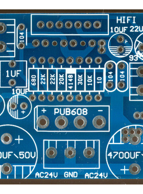 TDA7294/TDA7293单声道功放板 官方标准线路设计 带整流电路