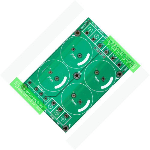 空板功放整流滤波电源板pcb电容