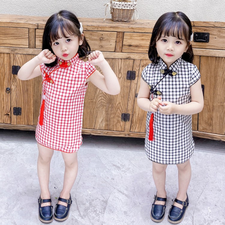 女童旗袍夏季2020儿童汉服女宝宝中国风复古唐装小女孩子夏连衣裙|msdalam kategori Kanak-kanak/Bayi/Keluarga dipasang, Kanak-kanak cheongsam/pakaian/pakaian kebangsaan, Cheongsam - dari Buy2taobao.com untuk memberikan perkhidmatan ejen Taobao profesional membeli