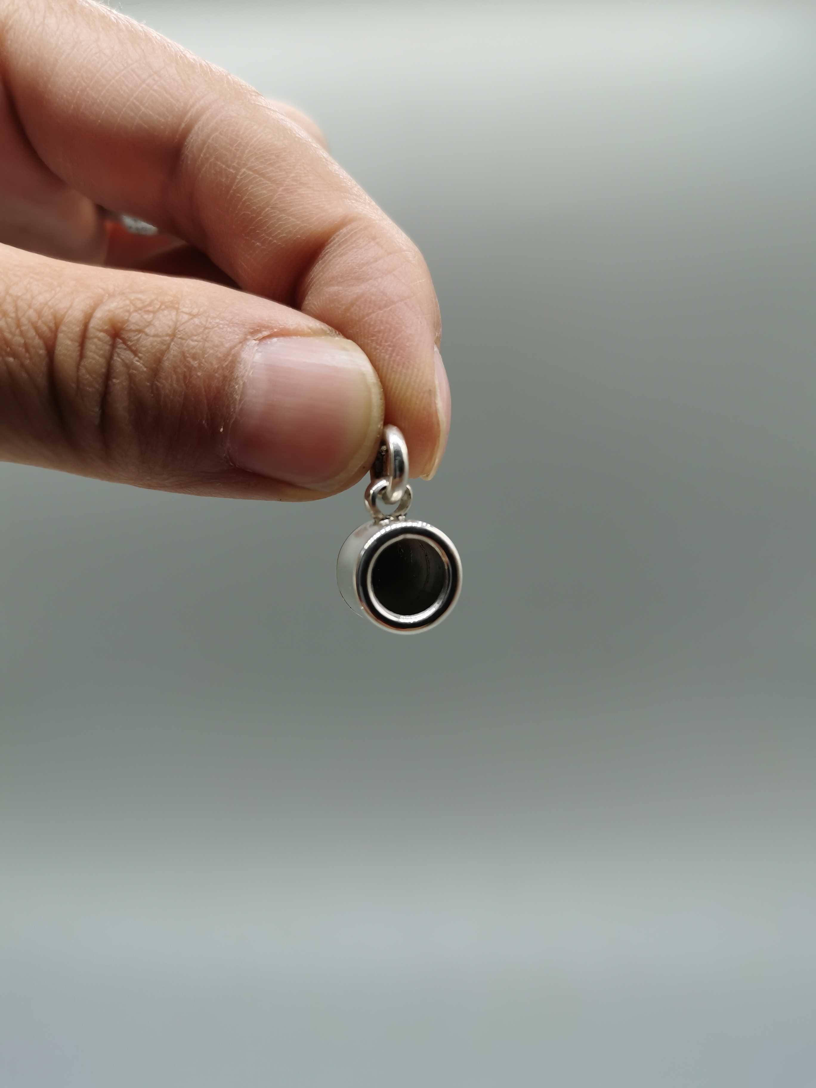 定制款纯银嘎乌盒文玩配饰甘露盒迷你尺寸蒙克手工银饰带活动环