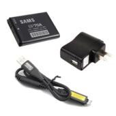 ST65 ST60 ST70 ST80相机BP70A电池 数据线 适用 充电器 三星ST30