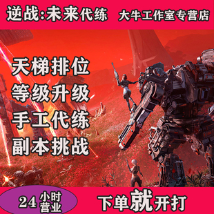 逆战未来手游代打代练代肝排位上分段位猎场塔防金插件武器等级