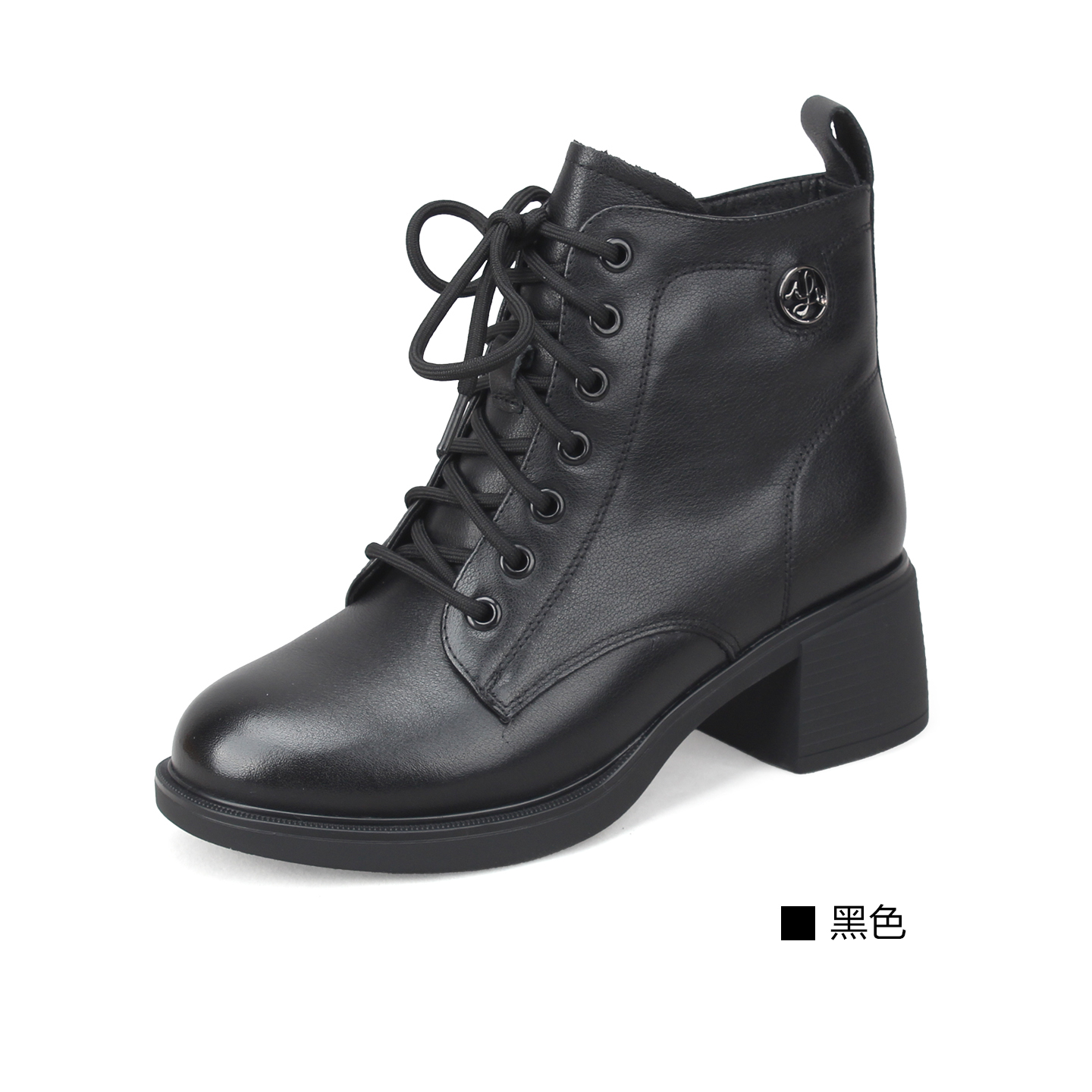 意尔康2025冬季新款时尚百搭短靴