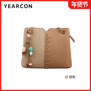 意尔康女包2026春季新款女士时尚通勤大容量单肩斜挎背包61Y29649