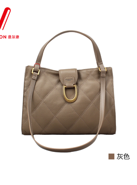 意尔康2025冬季新款手提女包大容量单肩斜挎包百搭气质包58Y23848