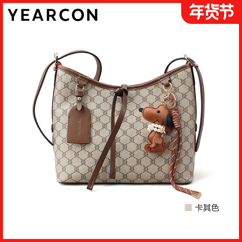 意尔康女包2025秋季新款时尚单肩斜挎包感手提包女包55Y28462,箱包皮具/热销女包/男包,通用款女包,淘宝优惠券,粉丝福利购,淘宝优惠卷