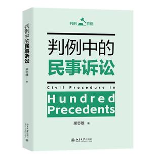 中法图正版 判例中的民事诉讼 巢志雄 北京大学出版社 民事诉讼法教材教学资料参考 司法案例学习工具书民诉法民事审判研究书籍