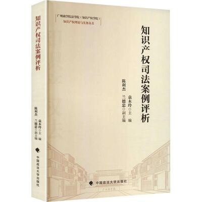 正版 知识产权司法案例评析 袁木玲 政法大学社 著作权 专利权 商标权 商业秘密及植物新品种特定领域知识产权司法保护现状与发展