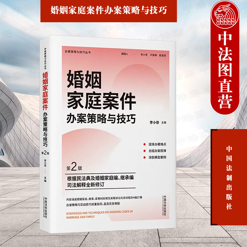 婚姻家庭案件办案策略技巧第2版