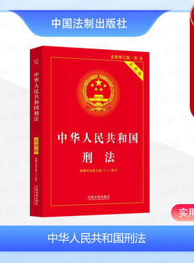 中法图正版 2024新中华人民共和国刑法实用版 第十版 法制 刑法修正案十二修订 刑法条文主旨司法解释理解与适用典型案例裁判要旨