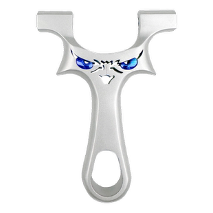 新款扁皮弹弓不锈钢龙齿怪兽9025快压8020大威力高弹性精准户外