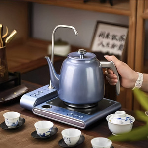 品察纯钛茶道零配烧水壶泡茶专用恒温电热水壶全钛壶高端送礼
