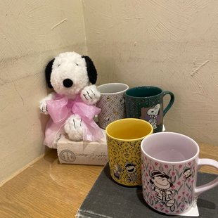 日本afternoon tea下午茶与Snoopy peanuts 复古限定马克杯保温杯