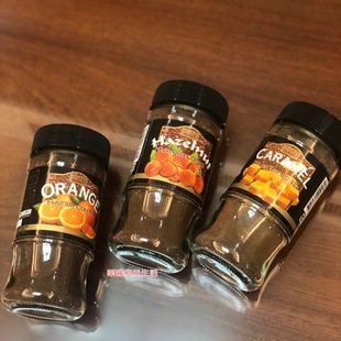 日本代购 风味坚果焦糖香草 kaldi柑橘香味无糖黑咖啡粉速溶50g罐装