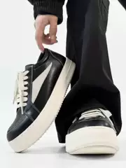 American style clean fit ro inverted triangle board shoes for men, trendy casual German training shoes for couples, upturned heads, minimalist derby shoes for women