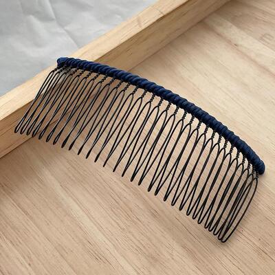 洋气发卡手工爆款倒插梳发夹金属刘海发梳防滑女后脑勺碎发神器