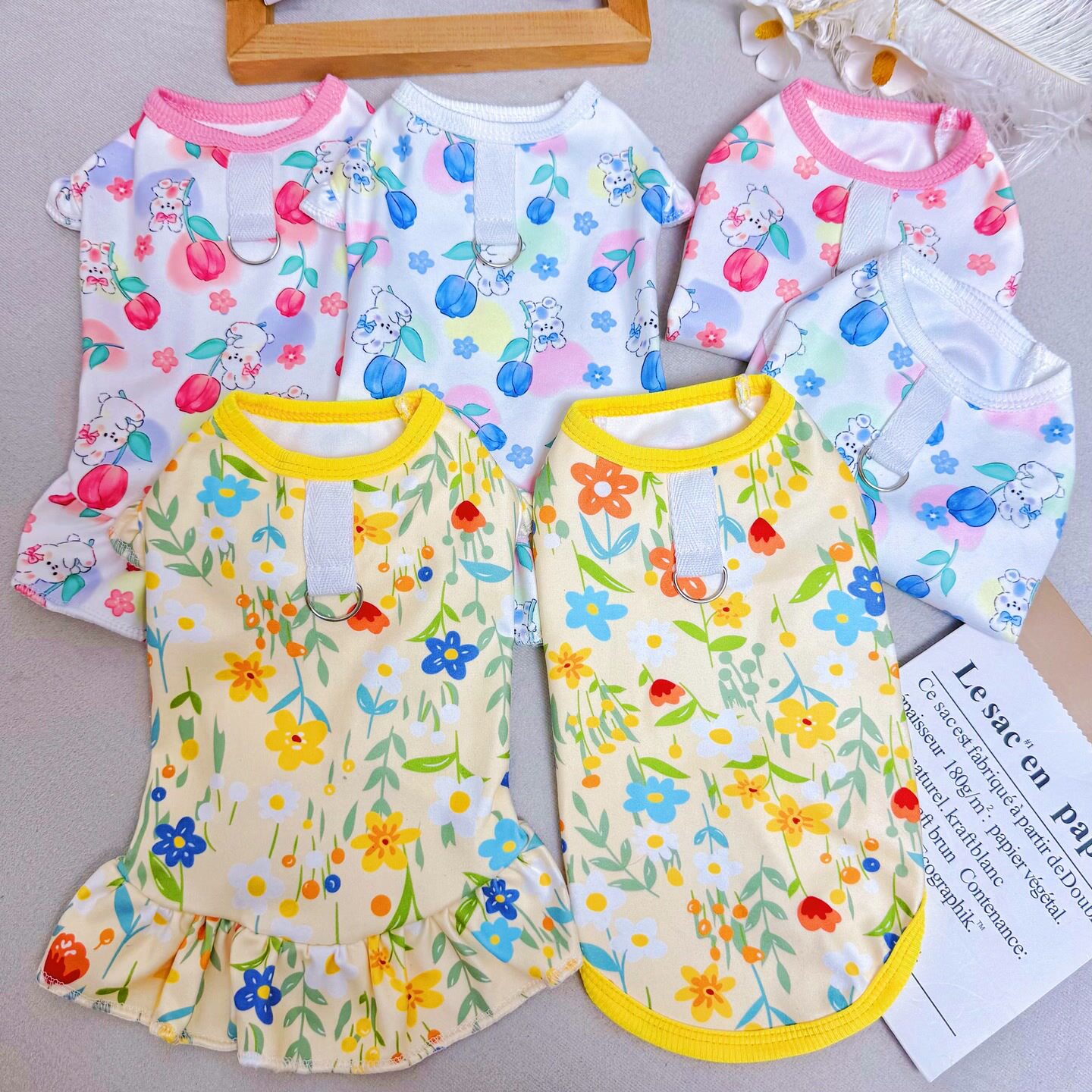 狗狗衣服秋春款背心大狗狗衣服猫咪泰迪柯基金毛小中型犬连衣裙