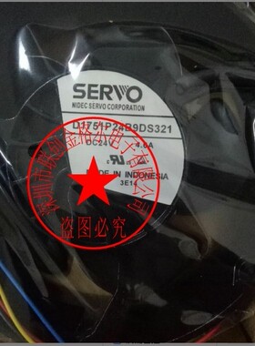 D1751P24B9DS321 DC24V4.6A 4线原装正品日本SERVO NIDEC进口风扇