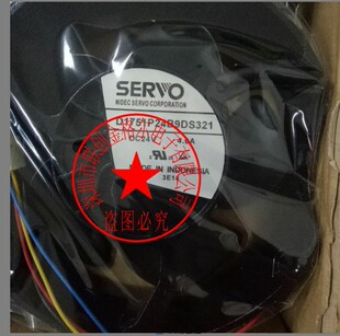 D1751P24B9DS321 DC24V4.6A 4线原装正品日本SERVO NIDEC进口风扇
