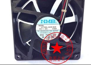 原装 正品 04W 三线轴流风扇 120 B29 0.52A 4715KL 12V