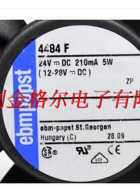 原装德国进口 TYP 4484F 24V 210MA 5W 120*120*25MM进口风扇