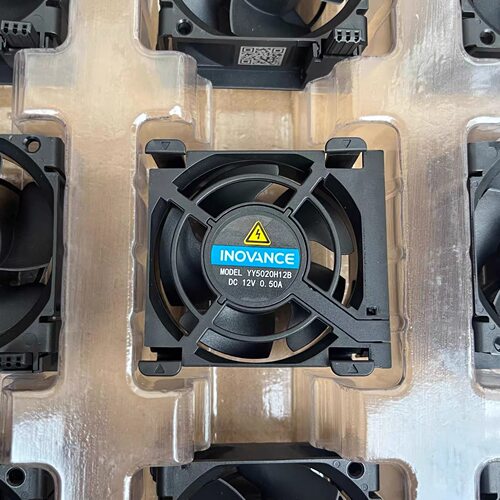 全新INOVANCE  YY5020H12B DC12V 0.50A三线双滚珠汇川变频器风扇