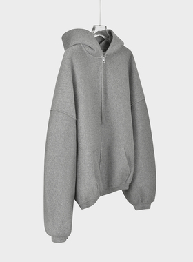 男女情侣同款连帽休闲卫衣拉链开衫