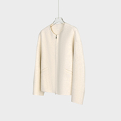 羊驼驼绒羊毛呢外套女春秋拉链毛呢大衣短款 廓形