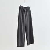 女秋冬休闲镰刀云朵裤 懒人可机洗精纺羊毛卫裤 香蕉弯刀裤 加厚慵懒