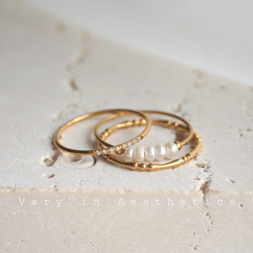 via途经钛钢淡水珍珠复古宫廷