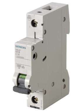 Siemens 5SL6102-6 西门子 SENTRON 5SL6 MCB 1P 2A 曲线 B 6 kA