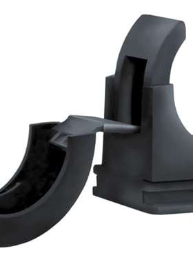 Flexicon FCL25B 导管夹 导管配件 25mm 标称尺寸 尼龙 66 黑色