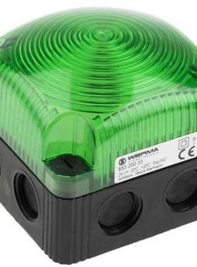 Werma 853.200.55 BWM 853系列绿色信标 24伏直流表面贴装壁挂式L