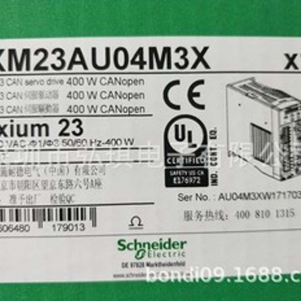LXM23AU02M3X伺服驱动器0.2KW单相200-255V