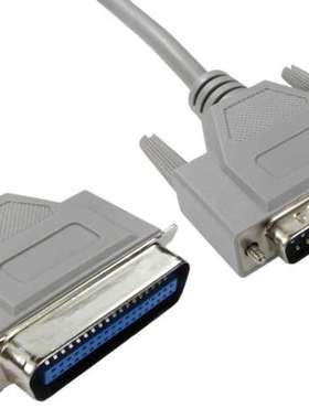 RS PRO RS PRO 公头 25针 D-sub 转公头 Centronics 并行电缆 3米