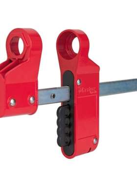 Master Lock S3922 红色耐用铝合金和硬化钢7毫米挂钩