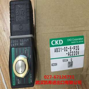CKD电磁阀AB31-02-5-P2G AB31-02-5-C2G AB31-02-5-02E